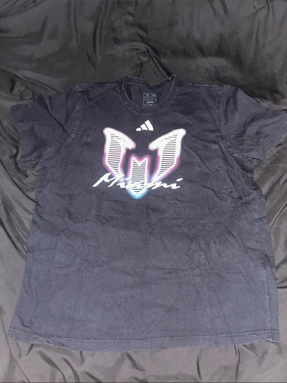 Adidas Miami Graphic Short Sleeve Tee - Black